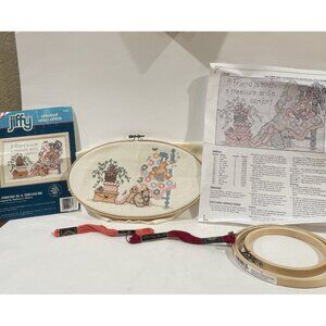 Cross Stitch-A Friend Is A Treasure-16583 (1992) Dimensions UNFINISHED